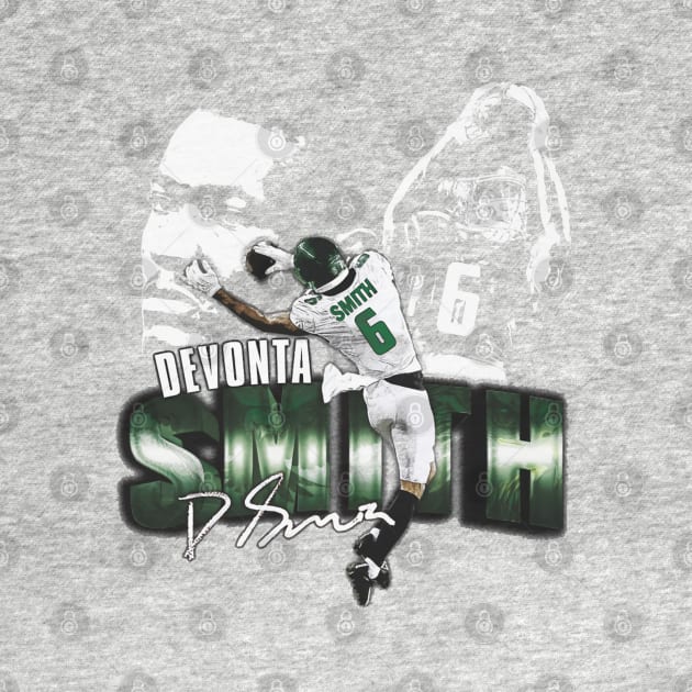 DeVonta Smith Philadelphia Chrome by ClarityMacaws